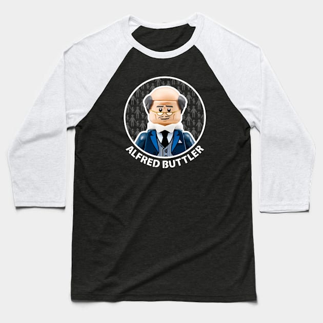 Alfred Buttler with two Tees - Parental Lock - Single Baseball T-Shirt by Barn Shirt USA